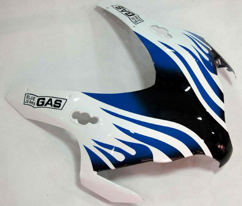 Fairings 2008-2011 Honda CBR 1000 RR White & Blue Black Flame  Generic