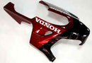 Fairings 2008-2011 Honda CBR 1000 RR Black & Cherry Red Flame Racing Generic
