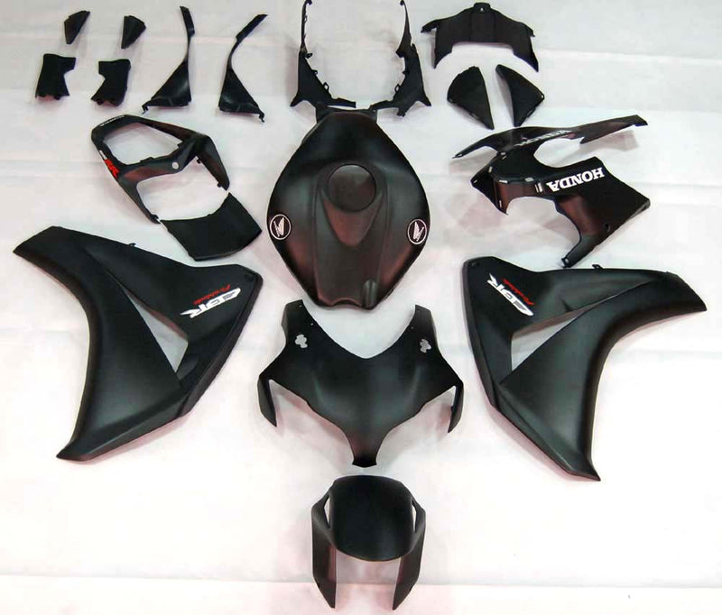 Fairings 2008-2011 Honda CBR 1000 RR Matte Black CBR Racing Generic