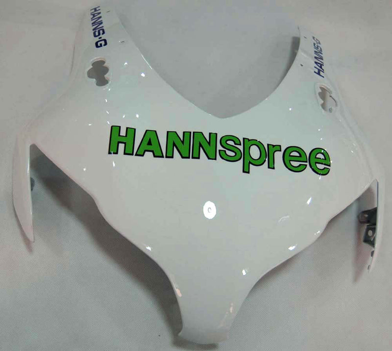 Fairings 2008-2011 Honda CBR 1000 RR White Green Hannspree  Generic