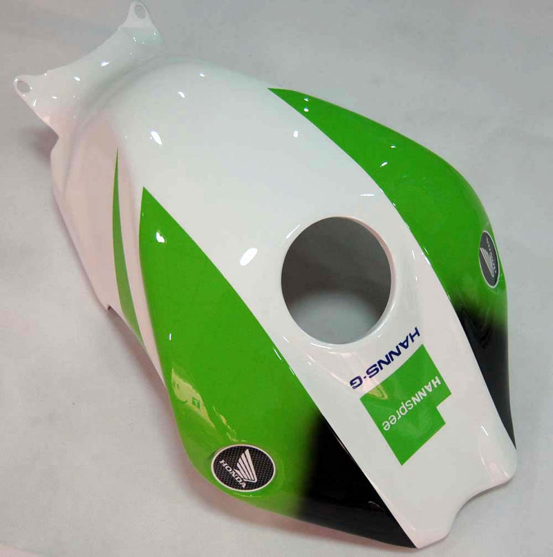 Fairings 2008-2011 Honda CBR 1000 RR White Green Hannspree  Generic