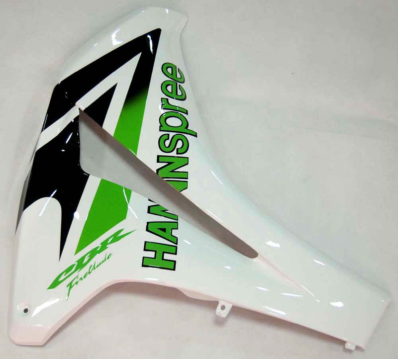 Fairings 2008-2011 Honda CBR 1000 RR White Green Hannspree  Generic