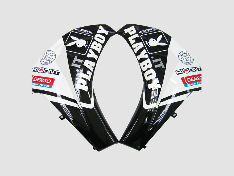 Fairings 2008-2011 Honda CBR 1000 RR Black White Playboy Racing Generic