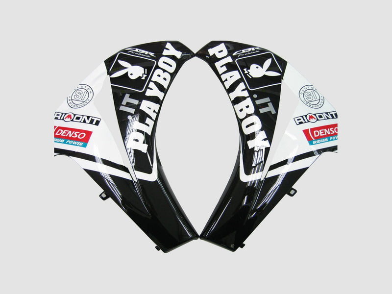 Fairings 2008-2011 Honda CBR 1000 RR Black White Playboy  Generic