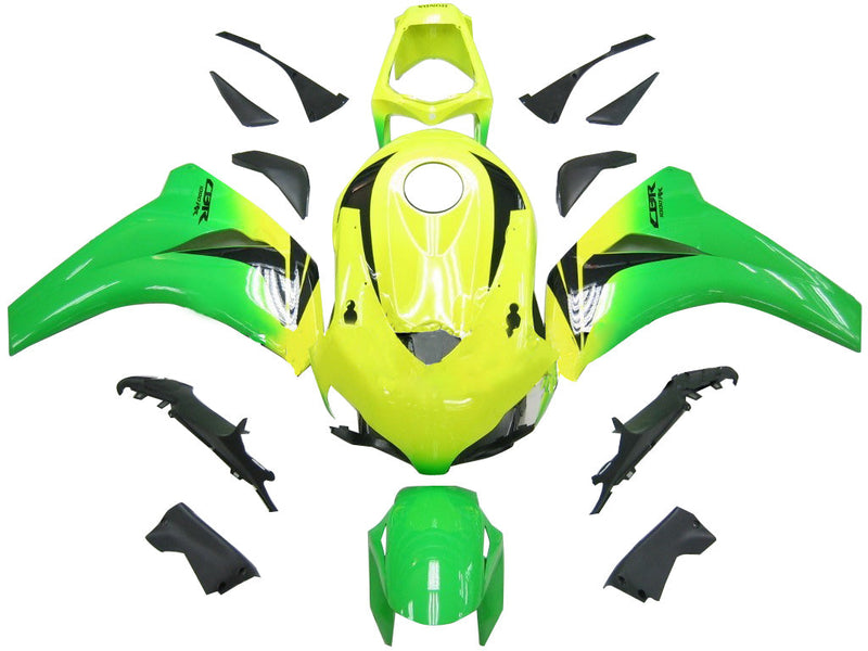 Fairings 2008-2011 Honda CBR 1000 RR Yellow Green Honda  Generic