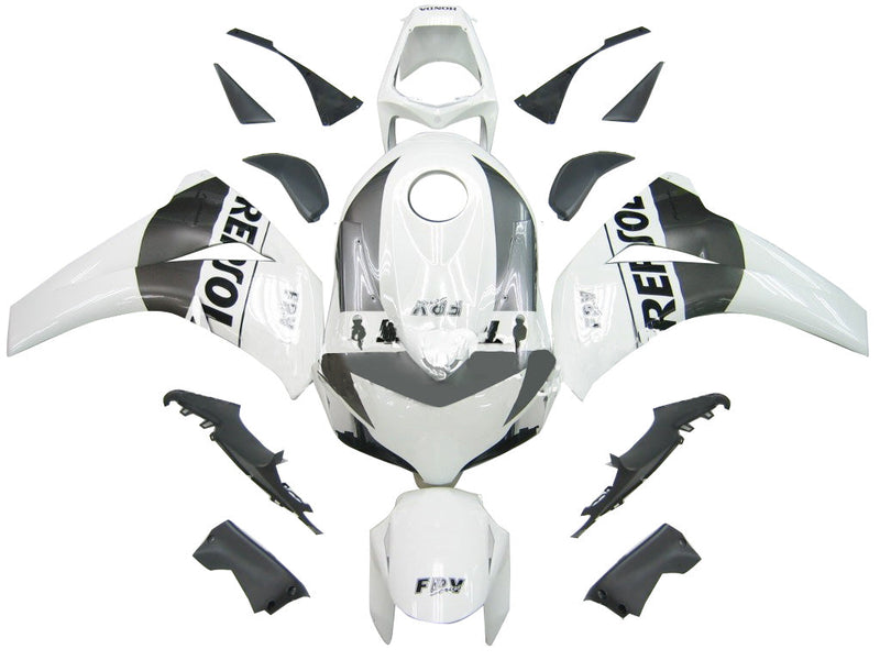 Fairings 2008-2011 Honda CBR 1000 RR White & Silver Repsol  Generic