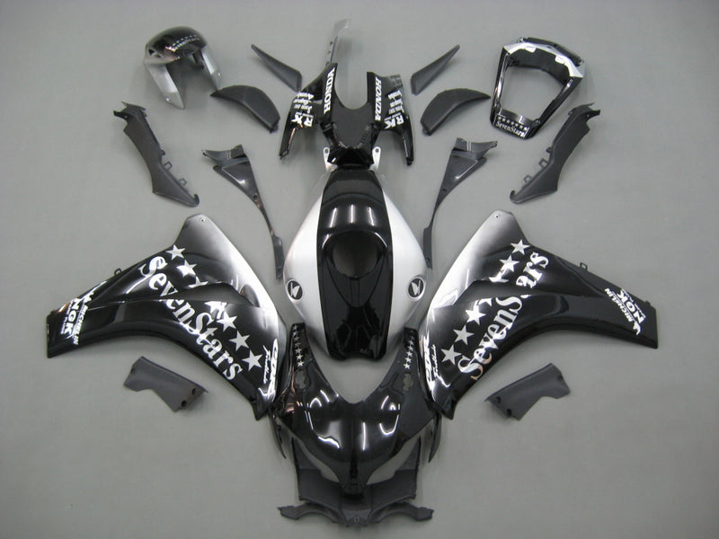 Fairings 2008-2011 Honda CBR1000 RR Black SevenStars Racing Generic