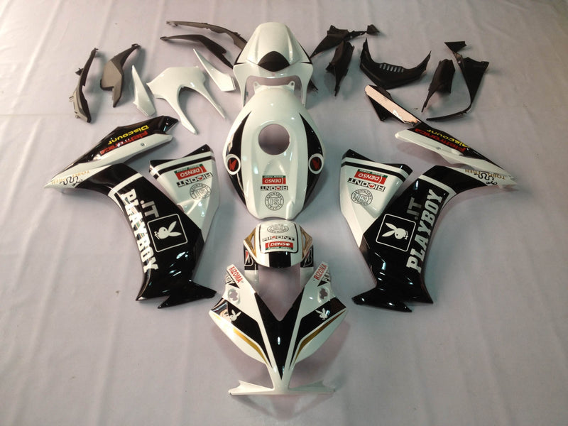 Fairings 2012-2016 Honda CBR1000RR Playboy White Black  Generic