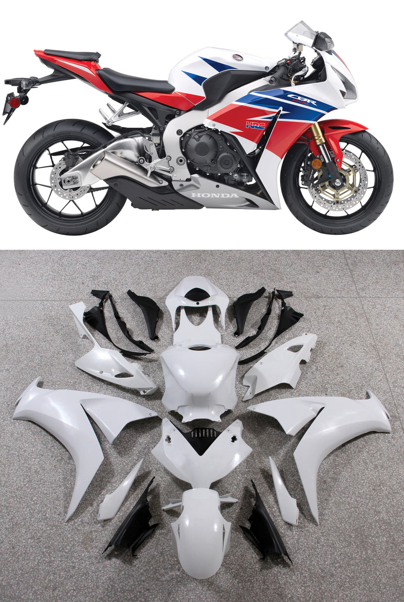 Fairings 2012-2016 Honda CBR1000RR HRC White Silver Racing Generic