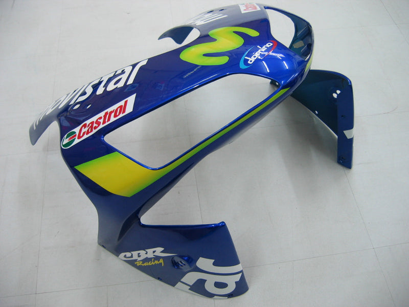 Fairings 2003-2004 Honda CBR 600 RR Blue & Green Movistar  Generic