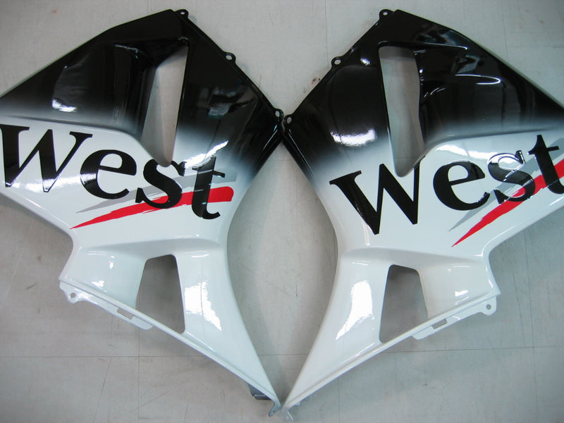 Fairings 2003-2004 Honda CBR 600 RR Black West Racing Generic