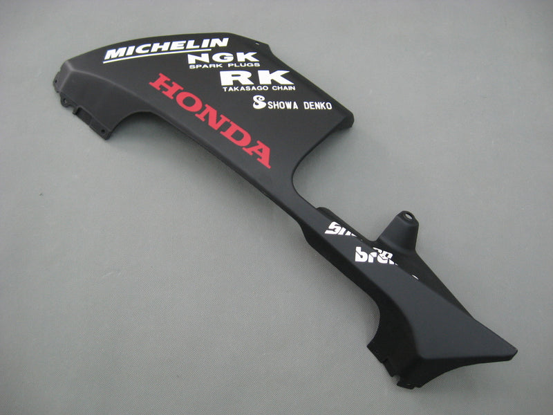 Fairings 2003-2004 Honda CBR 600 RR Black Matte Valentino Rossi Moto Racing Generic