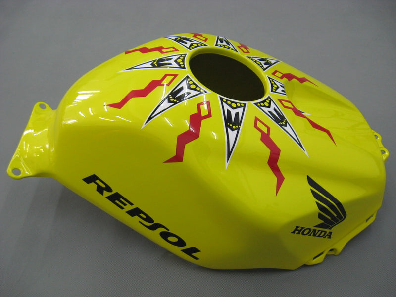 Fairings 2003-2004 Honda CBR 600 RR Yellow Black Valentino Rossi Repsol Moto Racing Generic