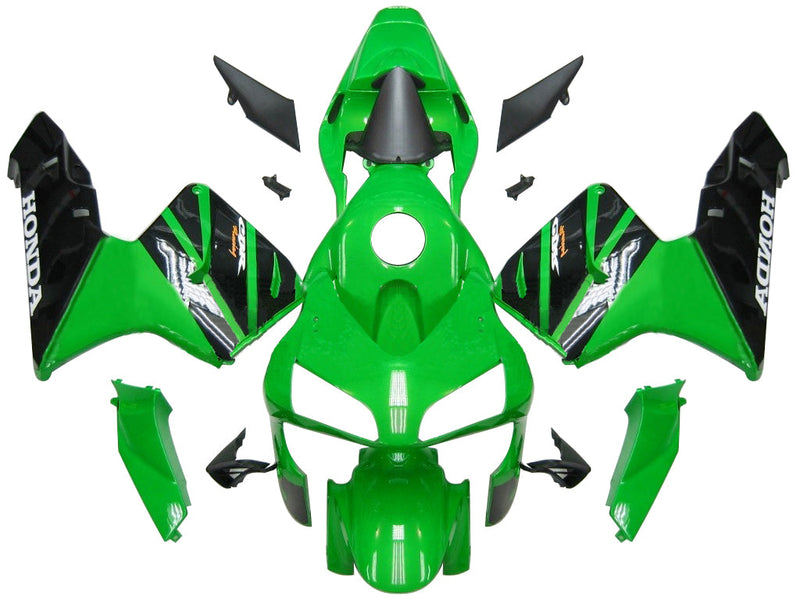 Fairings 2003-2004 Honda CBR 600 RR Green & Black CBR  Generic