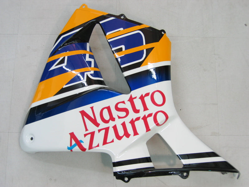 Fairings 2003-2004 Honda CBR 600 RR Yellow & Blue No.46 N. Azzurro  Generic