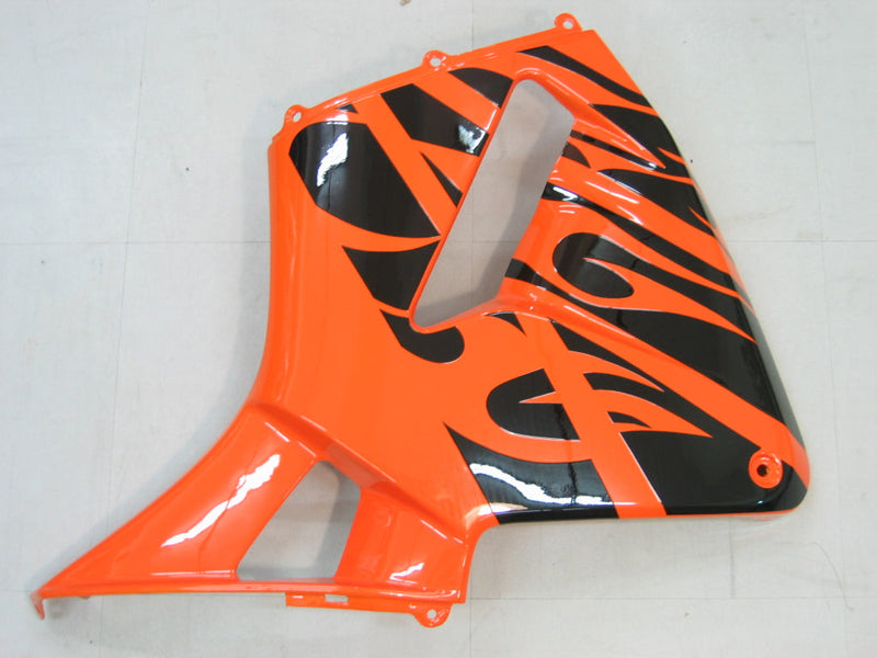 Fairings 2003-2004 Honda CBR 600 RR Orang & Black Flame  Generic