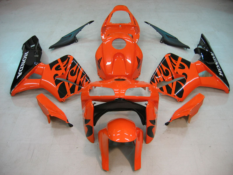 Fairings 2005-2006 Honda CBR 600 RR Orange & Black Tribal Honda Racing Generic