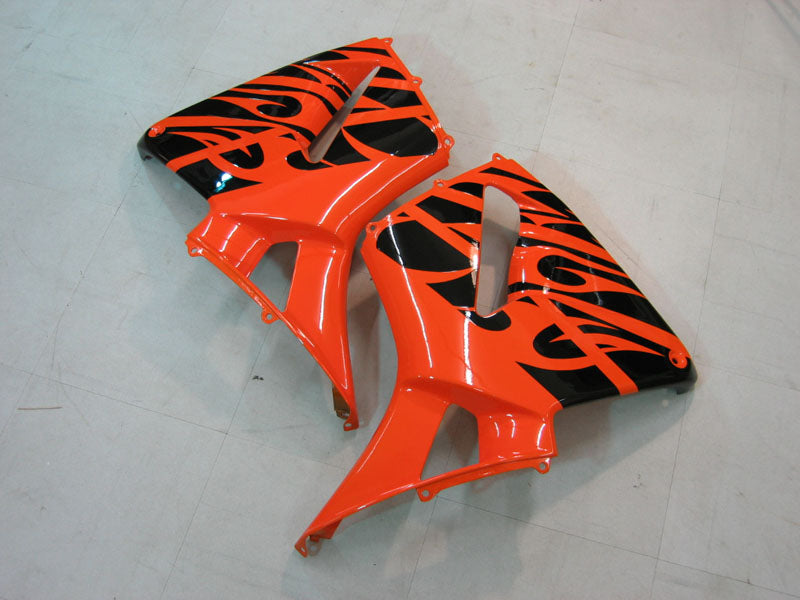 Fairings 2005-2006 Honda CBR 600 RR Orange & Black Tribal Honda  Generic