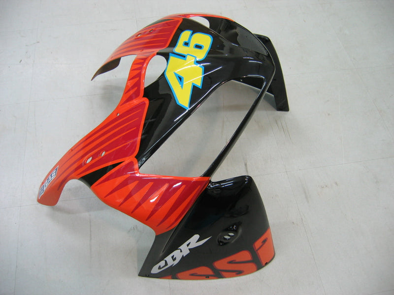 Fairings 2005-2006 Honda CBR 600 RR Yellow Black Valentino Rossi  Generic