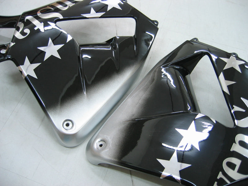 Fairings 2005-2006 Honda CBR 600 RR Black & Silver SevenStars Racing Generic