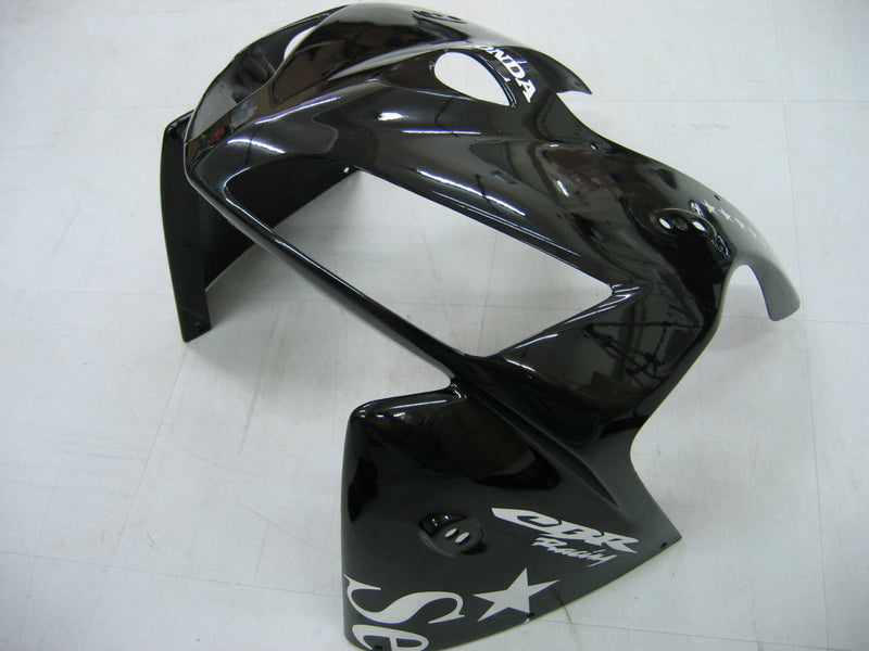 Fairings 2005-2006 Honda CBR 600 RR Black & Silver SevenStars  Generic