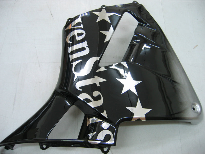 Fairings 2005-2006 Honda CBR 600 RR Black & Silver SevenStars Racing Generic