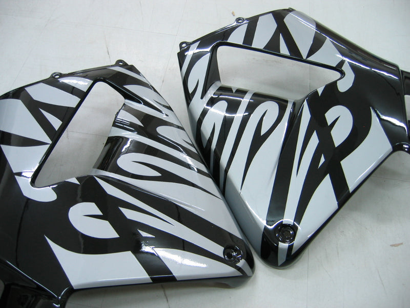 Fairings 2005-2006 Honda CBR 600 RR Black & Silver Tribal Tatoo Racing Generic