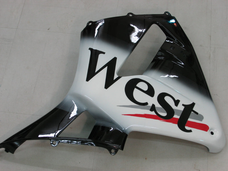 Fairings 2005-2006 Honda CBR 600 RR Black West Racing Generic