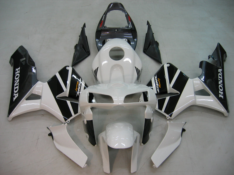 Fairings 2005-2006 Honda CBR 600 RR White & Black CBR Racing Generic