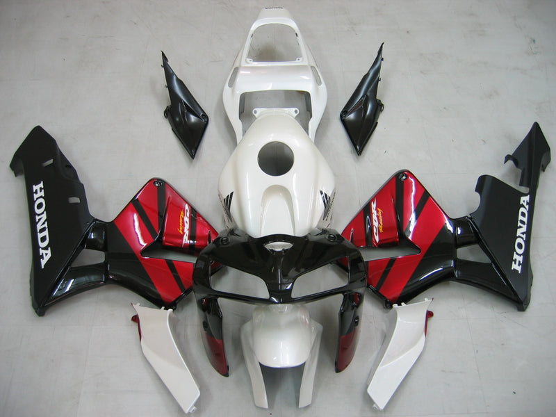 Fairings 2005-2006 Honda CBR 600 RR Black Red Silver CBR Racing Generic