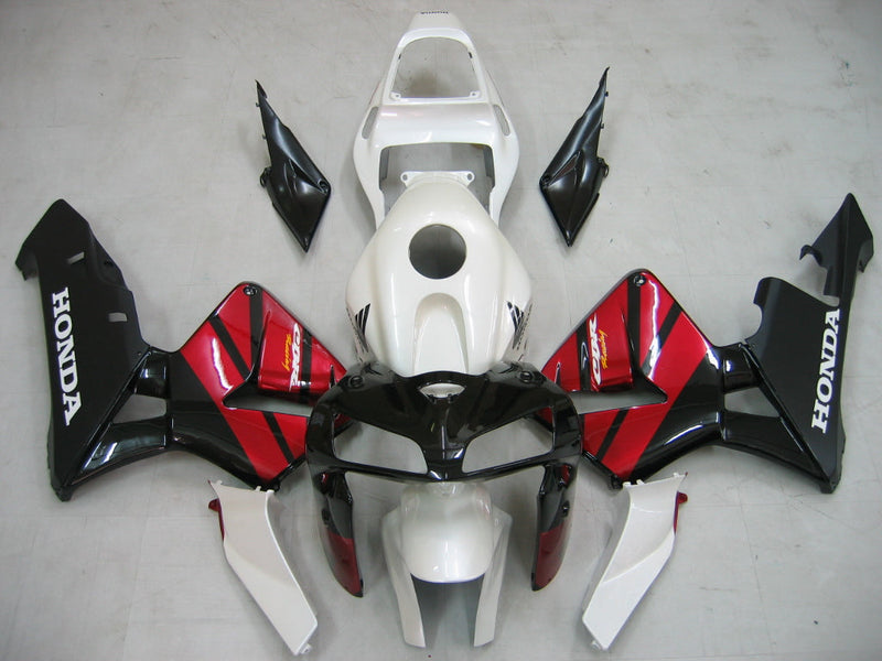 Fairings 2005-2006 Honda CBR 600 RR Black Red Silver CBR  Generic