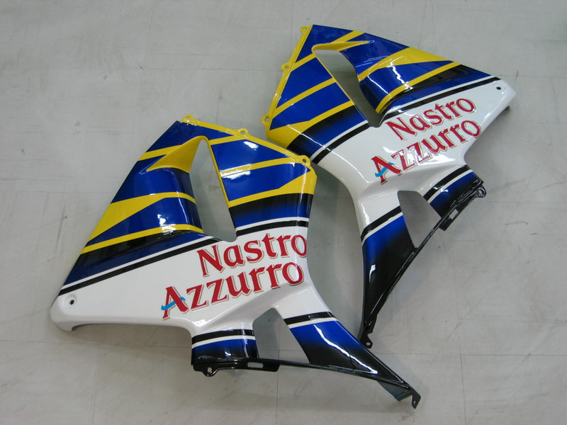 Fairings 2005-2006 Honda CBR 600 RR Yellow No.46 Azzurro Racing Generic