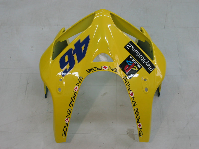 Fairings 2005-2006 Honda CBR 600 RR Yellow No.46 Azzurro Racing Generic