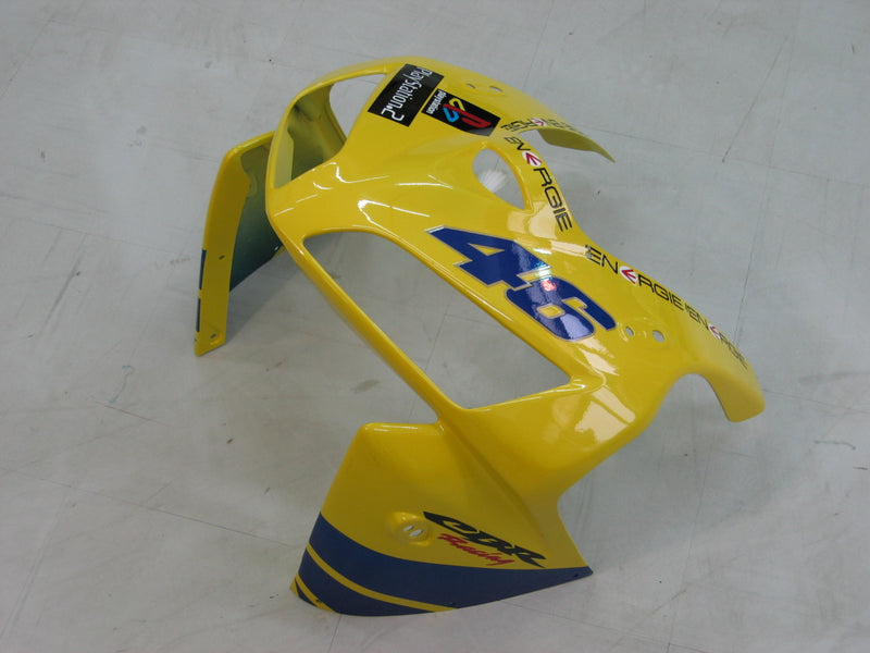 Fairings 2005-2006 Honda CBR 600 RR Yellow No.46 Azzurro Racing Generic