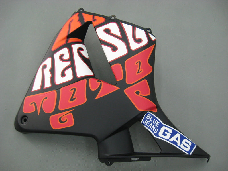 Fairings 2005-2006 Honda CBR 600 RR Black Matte  Valentino Rossi Racing Generic