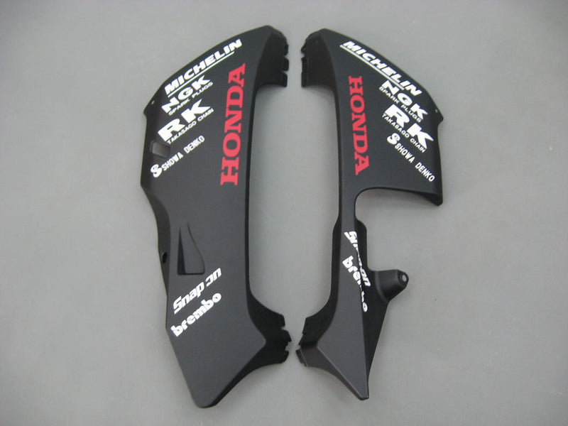 Fairings 2005-2006 Honda CBR 600 RR Black Matte  Valentino Rossi  Generic