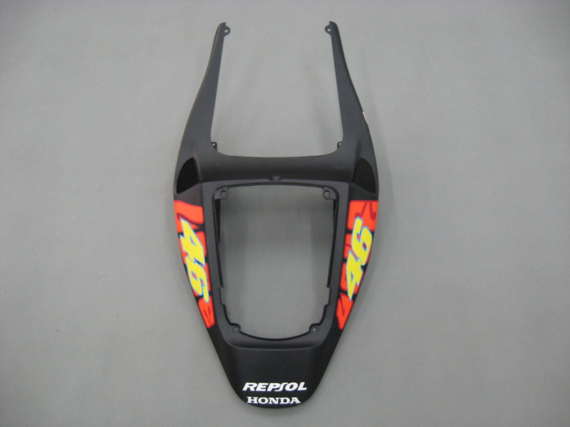 Fairings 2005-2006 Honda CBR 600 RR Black Matte  Valentino Rossi Racing Generic