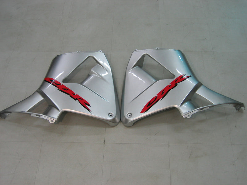 Fairings 2005-2006 Honda CBR 600 RR Silver & Black CBR Racing Generic