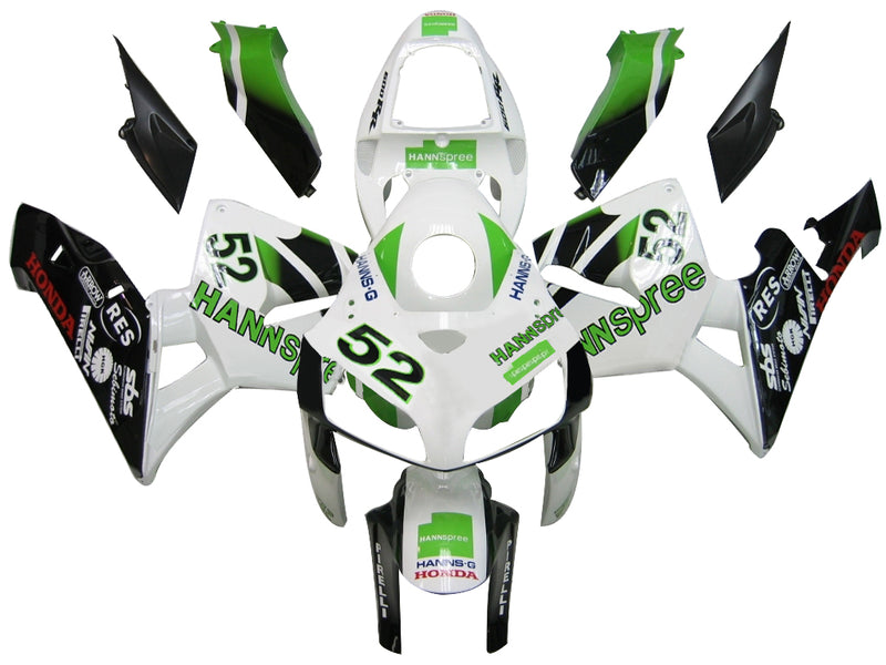 Fairings 2005-2006 Honda CBR 600 RR White No.52 Hannspree Racing Generic