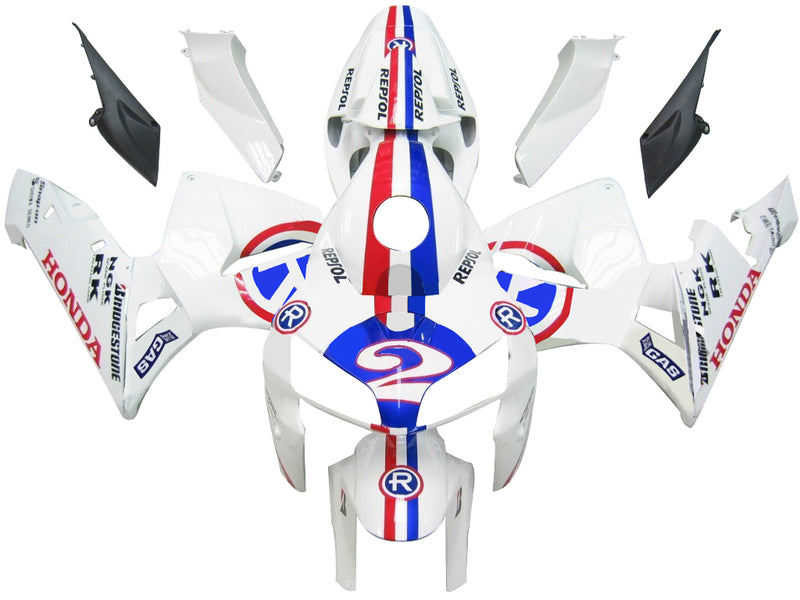 Fairings 2005-2006 Honda CBR 600 RR White No.2 Repsol Racing Generic