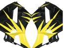 Fairings 2005-2006 Honda CBR 600 RR Black & Yellow Tribal  Generic
