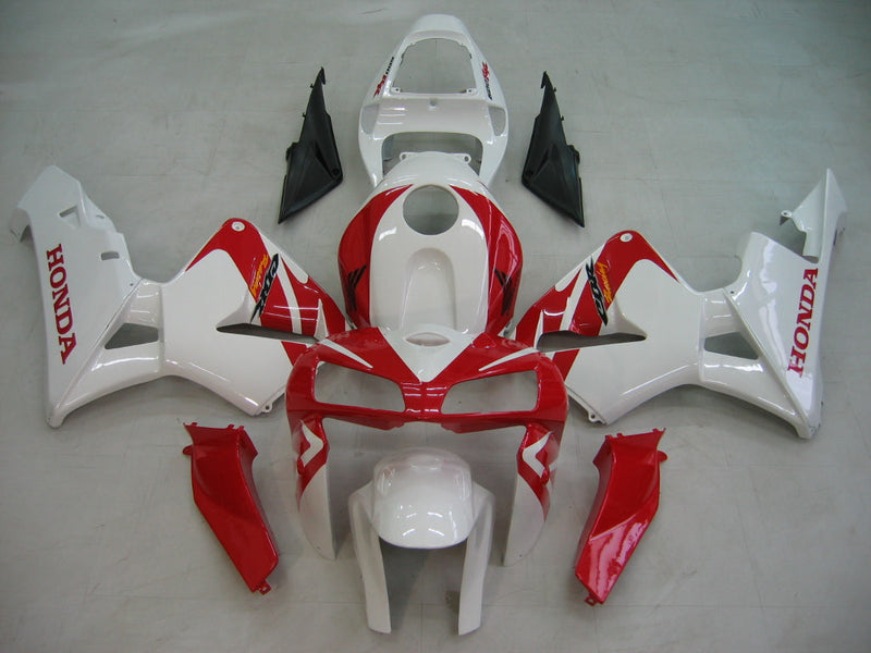 Fairings 2005-2006 Honda CBR 600 RR White & Red CBR  Generic