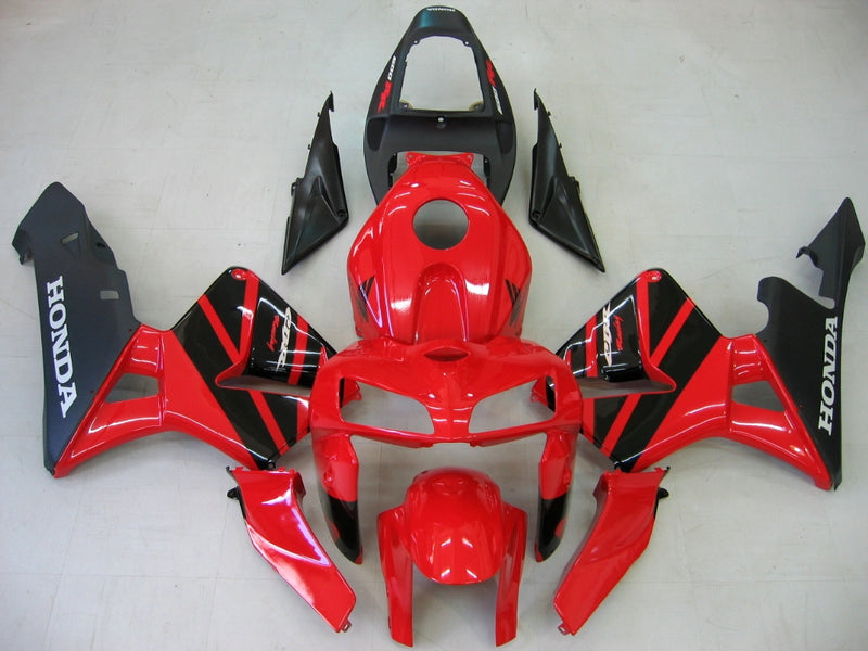 Fairings 2005-2006 Honda CBR600 RR Red & Black CBR Racing Generic