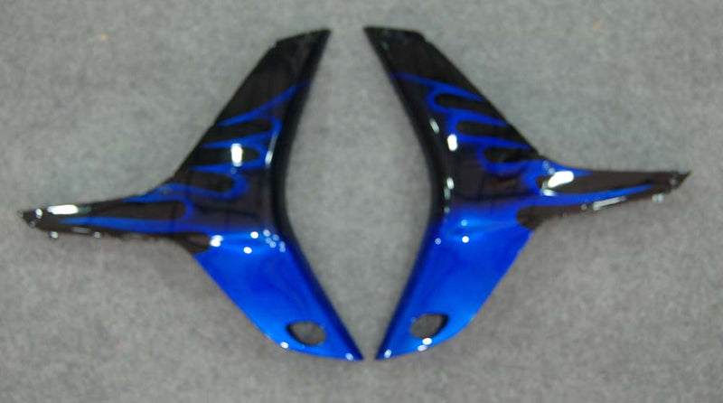 Fairings 2007-2008 Honda CBR 600 RR Black & Blue Flame  Generic