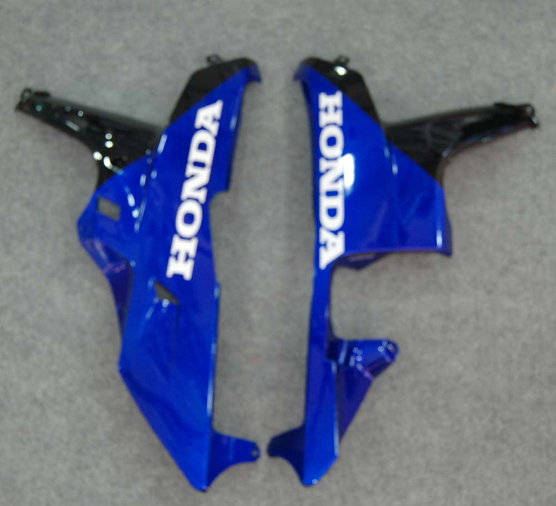 Fairings 2007-2008 Honda CBR 600 RR Black & Blue Flame Racing Generic