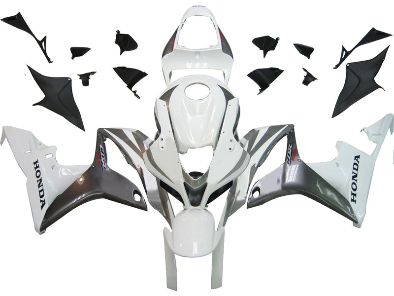 Fairings 2007-2008 Honda CBR 600 RR White & Silver CBR  Generic