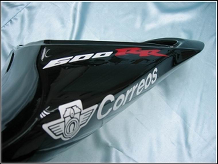 Fairings 2007-2008 Honda CBR 600 RR Black West Racing Generic