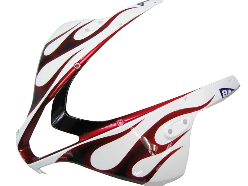 Fairings 2007-2008 Honda CBR 600 RR White Black&Red Flame CBR Racing Generic