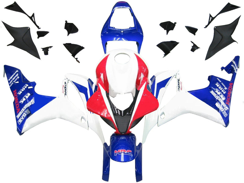 Fairings 2007-2008 Honda CBR 600 RR Red White Blue HRC  Generic