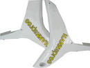 Fairings 2007-2008 Honda CBR 600 RR White No.52 Hannspree  Generic